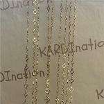 14k gold plated waist chain